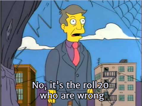 Crap rolls